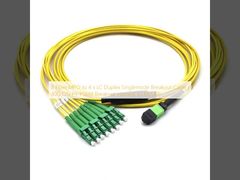 8-волоконный кабель MPO - 4 x LC Duplex Singlemode Breakout | Разветвительный кабель 40G QSFP+ PSM4 (G.657.A1)