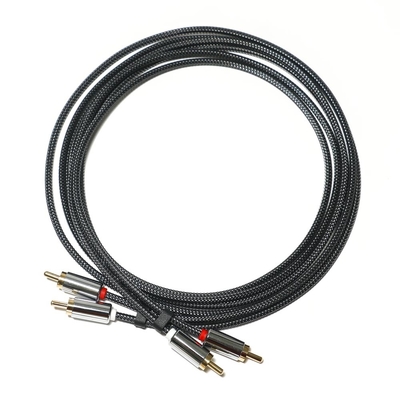 Купить RCA высококачественный цифровой аудио SPDIF 3,5 мм вязаный нейлоновый алюминиевый сплав между мужчинами для VCD DVD TV Soundbar online manufacture