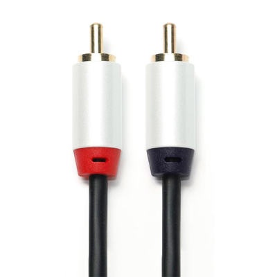 Купить 3,5 RCA соединителя 1M 2M 3M раковины металла кабеля 2/1 mm цифров аудио белых покрытых золотых для аудио автомобиля Soundbar online manufacture