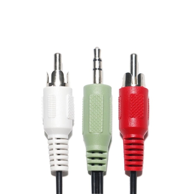 Оптический цифровой аудиокабель RCA 2/1, разъем Lotus, двойной звук, 2 м, 3 м, 5 м, для DVD, ПК, CD-плеера