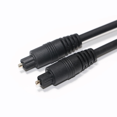 Абсолютно новый Hi-Fi звук Toslink оптический аудио цифровой кабель S/PDIF позолоченный разъем черный ПВХ 1,5 м 2,4 м 3 м