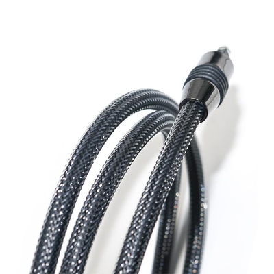 Заводская розетка Brand New Toslink Audio Digital Cable Нейлоновая оплетка OD4.0 Металлический корпус Позолоченный разъем