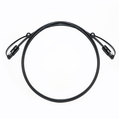 Фабричный выход Toslink Optic Audio Cable PMMA Black PVC с пылезащитным колпачком, очень тонкий для Soundbar
