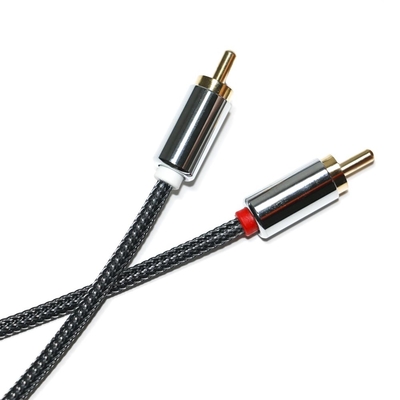 RCA высококачественный цифровой аудио SPDIF 3,5 мм вязаный нейлоновый алюминиевый сплав между мужчинами для VCD DVD TV Soundbar