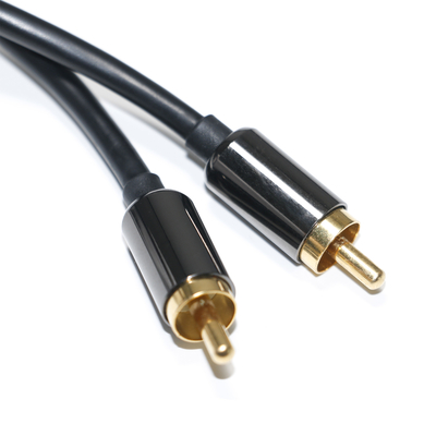 Цифровой аудиокабель RCA, 3,5 мм, выход 1/1, двойная штекерная пластина, металлический черный ПВХ, алюминиевый сплав, 1,2 м для звуковой панели, автомобильное аудио