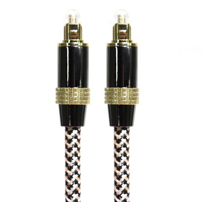 Оптический кабель Toslink Didital OD5.0 Golden 4K Port Woven Rope HiFi Sound для домашнего кинотеатра Soundbar