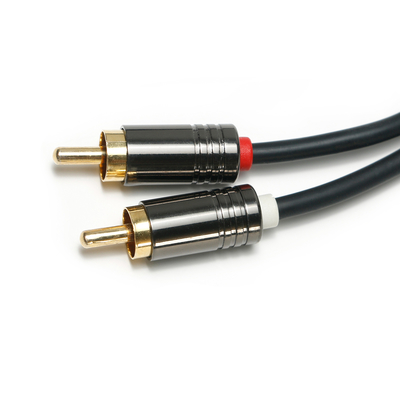 Цифровой аудиокабель RCA, 3,5 мм, с покрытием из ПВХ, черный корпус из алюминиевого сплава, качество для звуковой панели, разъем 0,5 м для мини-саундбара