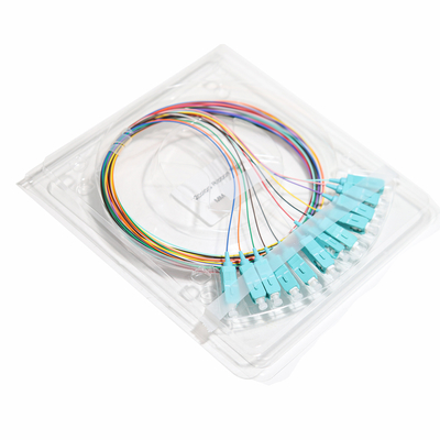 Волоконно-оптический патч-корд Blue SC&UPC 12Core Ribbon Pigtail Blue Port 09mm Gigabit Ethernet Speeds 1.5M 2M 3M