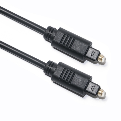 Черный оптоволоконный кабель Toslink OD4.0, инъекционный квадратный позолоченный порт из ПВХ, 1 м, 1,5 м, 3 м для CD-плеера Soundbar