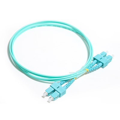 Двухшпиндельная мультимодная куртка 3.0mm OM3 гибкого провода SU-UPC Ject 50 волокна Wathet/125um LSZH