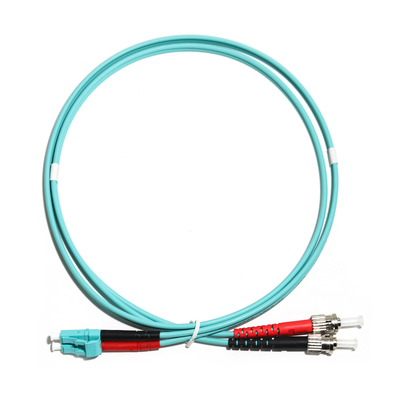 оптическое волокно 10G LC-ST двухшпиндельное мультимодное связывает OD3.0 OM3 0.8M 1.5M 2M для LAN WLAN