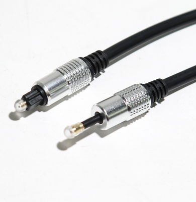 Оптически Toslink привязывает OD5.0 веревочку T-3.5 покрыло алюминиевую серебряную раковину для усилителя Soundbar 1.5M 3M домашнего театра 5M