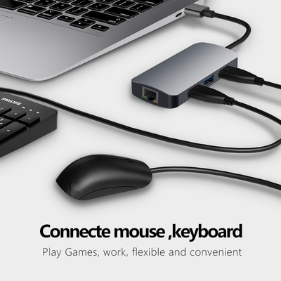 Многофункциональный адаптер Micro USB C для HDTV адаптер USB C для проекции Mac TV