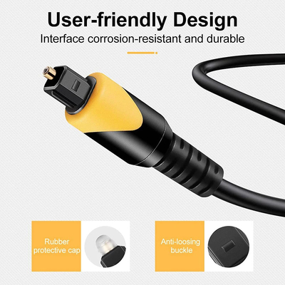 Цифровой Hifi Toslink кабель от мужчины к мужчине Toslink стандартный волоконно-оптический аудио кабель