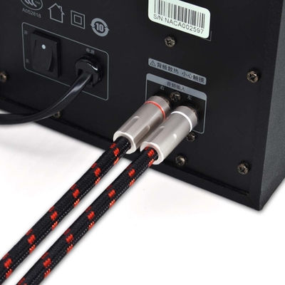 Кабели HIFI RCA Jack 3,5 мм к аудиокабелю 2RCA для усилителя DVD-динамика TV PC