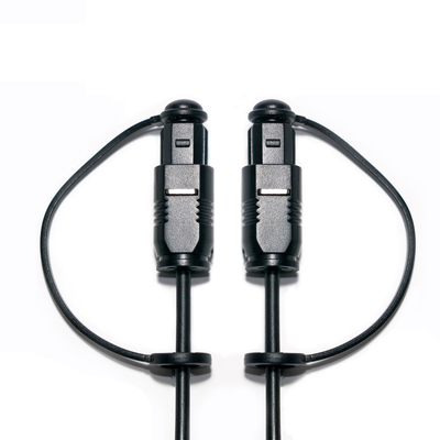 Фабричный выход Toslink Optic Audio Cable PMMA Black PVC с пылезащитным колпачком, очень тонкий для Soundbar