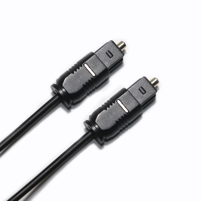 Заводской выход Toslink Черный ПВХ OD4.0mm 2,2 мм Core Fiber Digital Cable для мини-плеера CD Soundbar