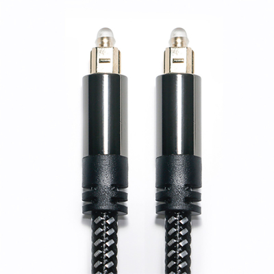 Заводская розетка Brand New Toslink Цифровой оптический аудиокабель SPDIF Woven Net Plated Gold Усилительный кабель для сабвуфера