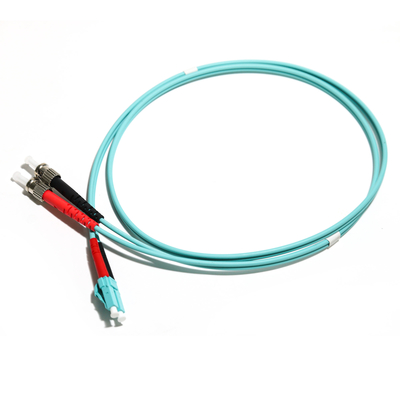 оптическое волокно 10G LC-ST двухшпиндельное мультимодное связывает OD3.0 OM3 0.8M 1.5M 2M для LAN WLAN