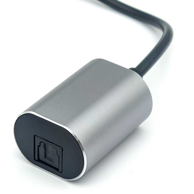 Высокопроизводительный оптический аудиокабель TOSLINK с мужским разъемом USB-C для передачи цифрового звука