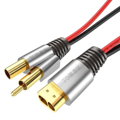Оптический аудиокабель TOSLINK с позолотой и защитой от коррозии, с 2 проводниками и возможностью OEM-производства