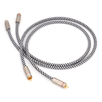 Кабели HIFI RCA Jack 3,5 мм к аудиокабелю 2RCA для усилителя DVD-динамика TV PC